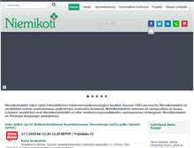 Tablet Screenshot of niemikoti.fi